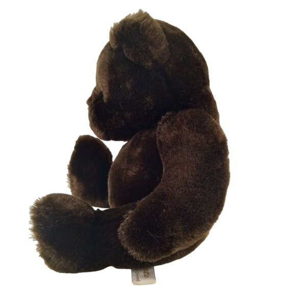 Velvets Teddy Bear Brown Plush Greek 62960 Sitting Soft Stuffed Animal 8 Inch - Picture 5 of 10